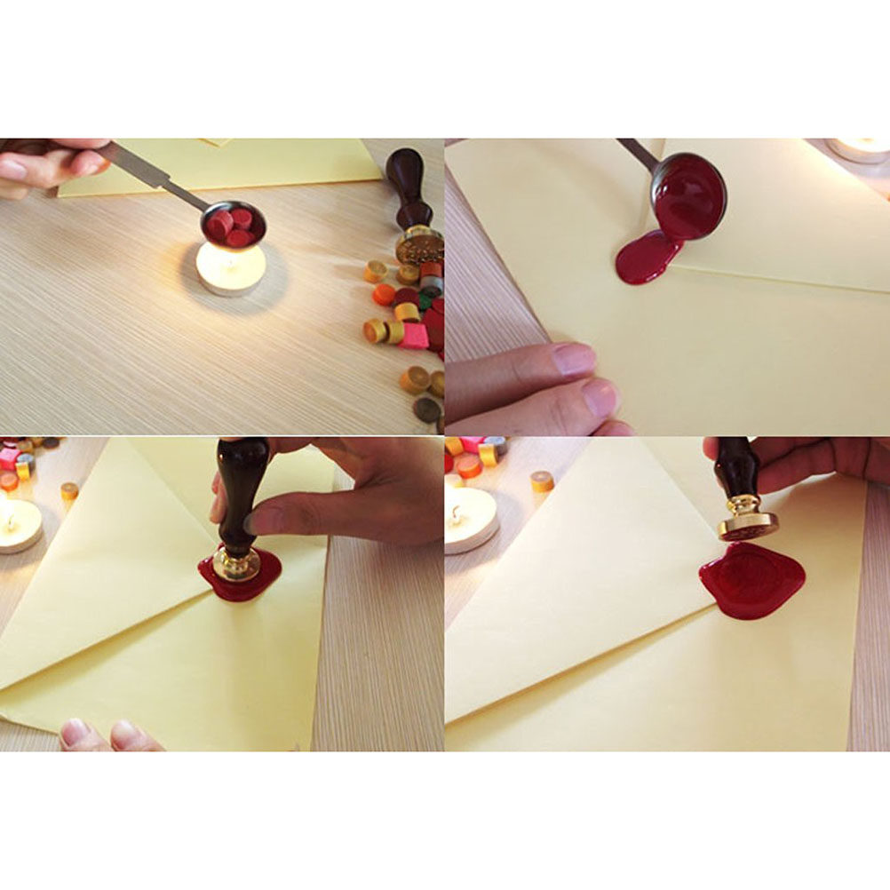 Wax Seal Letter Kit - 유럽풍 레터 씰 왁스 키트 스탬프