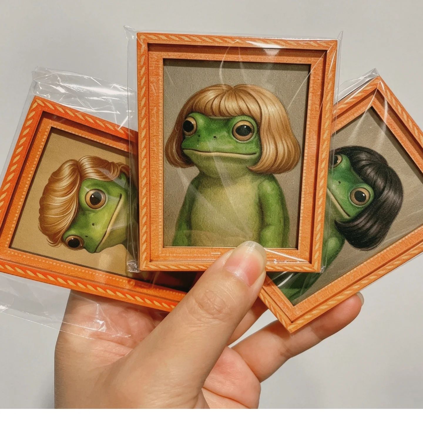 미니 나무 사진 프레임 개구리 냉장고 자석 재미있는 녹 - Engraved Wood Frame 리뷰 및 가격