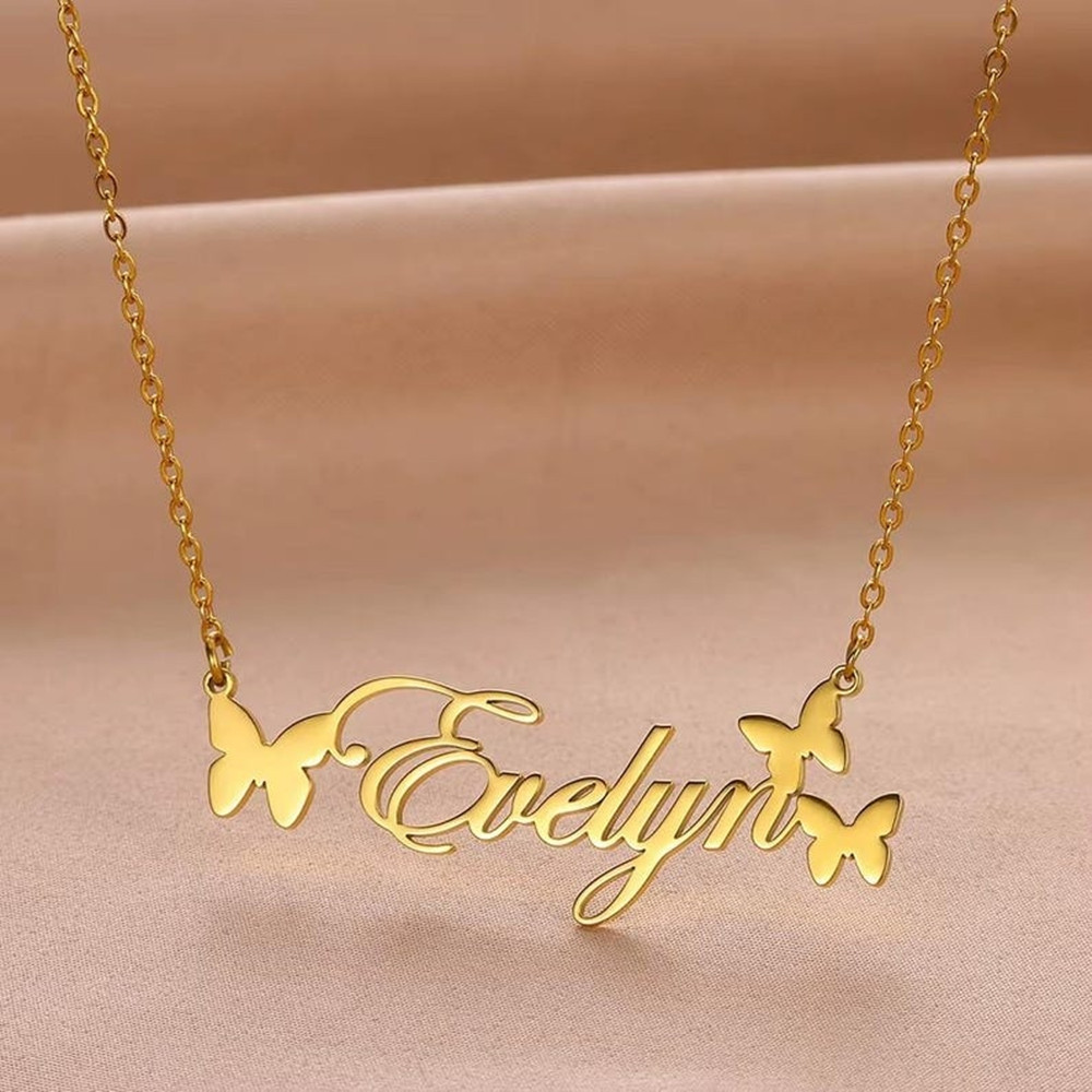 맞춤 이름 목걸이 개인 맞춤형 보석 스테인레스 스틸 명 - Birth Flower Necklace 리뷰 및 가격