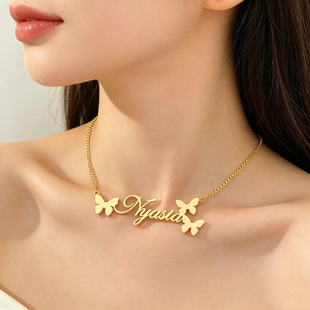 맞춤 이름 목걸이 개인 맞춤형 보석 스테인레스 스틸 명 - Birth Flower Necklace 리뷰 및 가격
